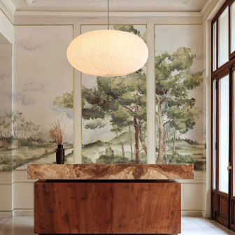 Tapet cu peisaj în tonuri neutre