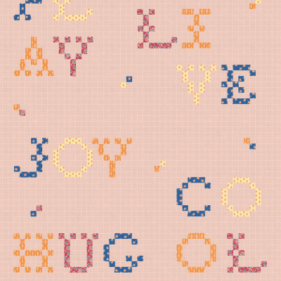 Wordplay, Peach, Coordonne, 5mp / rola
