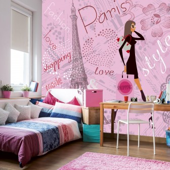 Foto tapet 3D Paris Style, Dimex, 5 fâșii, 375 x 250cm Foto tapet 3D Paris Style, Dimex, 5 fâșii, 375 x 250cm
