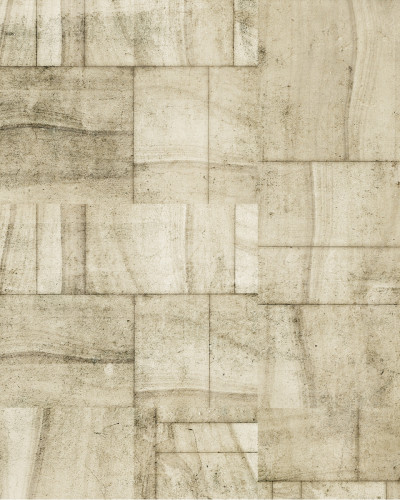 Tapet cu aspect natural, Furui Ishi Hashibami, imita textura pietrei cu nuante calde, de pamant. Perfect pentru living, dormitor, bucatarie sau hol.