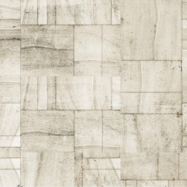 Tapet cu aspect de piatra, Furui Ishi Zoge (Old Stone Ivory), in nuante de gri si alb, cu un design minimalist si modern.