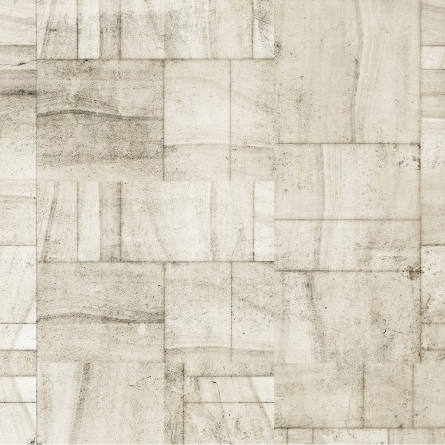Tapet cu aspect de piatra, Furui Ishi Zoge (Old Stone Ivory), in nuante de gri si alb, cu un design minimalist si modern.