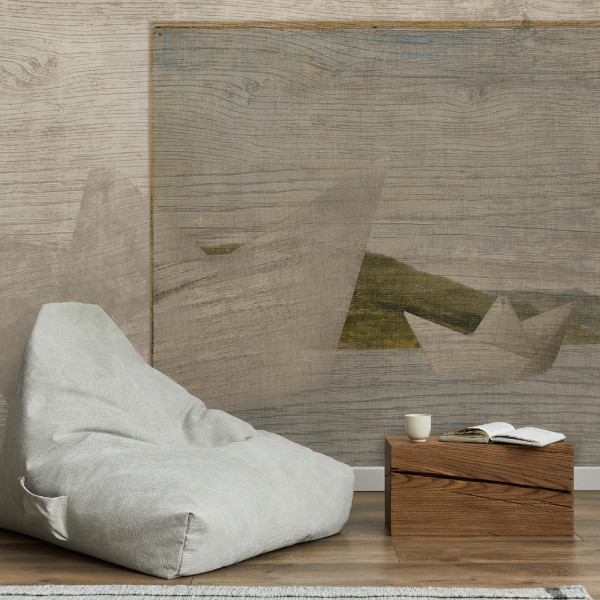 Kami No Fune Ekuryu (Paper Boat Ecru), Dream Prints
