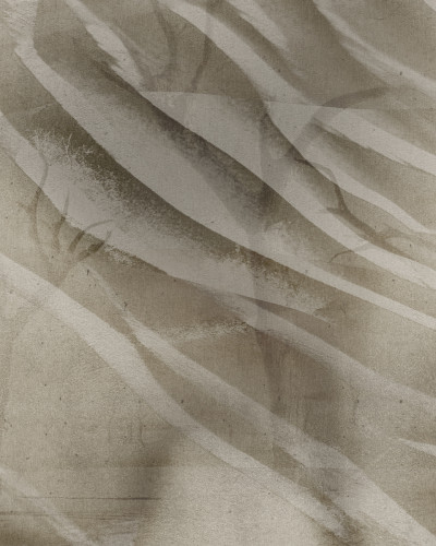 Fototapet cu design abstract în nuanțe de bej și maro