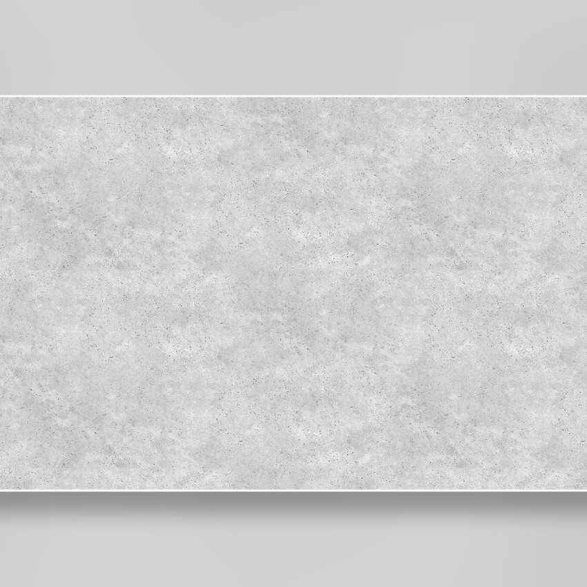 Wallpaper cu design modern, cu aspect de ciment, in nuante de bej, intr-un living cu canapea si fotolii.