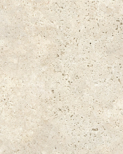 Wallpaper cu design modern, cu aspect de ciment, in nuante de bej, intr-un living cu canapea si fotolii.