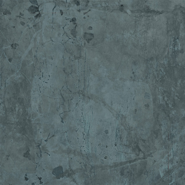 Tapet cu design abstract albastru și gri într-o baie modernă