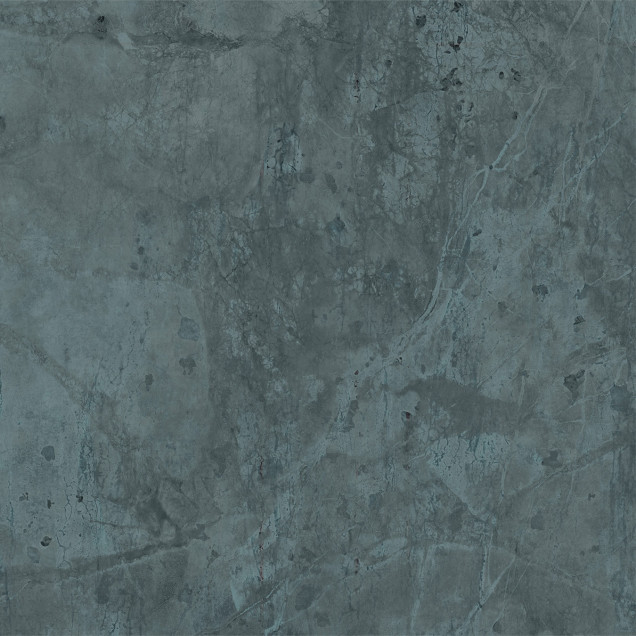 Tapet cu design abstract albastru și gri într-o baie modernă