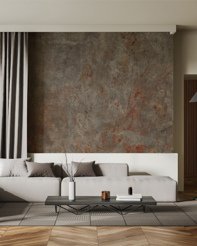 Fototapet cu textură de agată și accente roșii, decorativ pentru interior