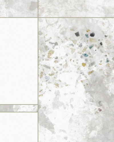 Tapet cu design abstract într-o sufragerie modernă