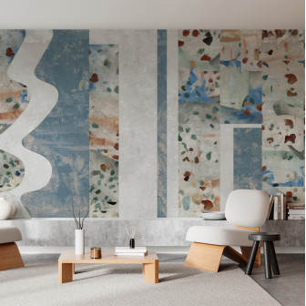Tapet abstract modern cu design artistic