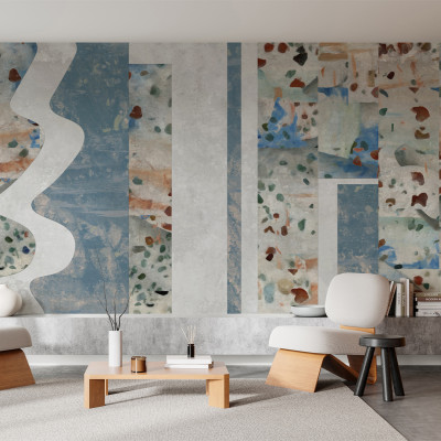 Tapet abstract modern cu design artistic