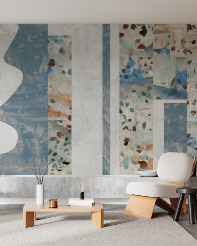 Tapet abstract modern cu design artistic