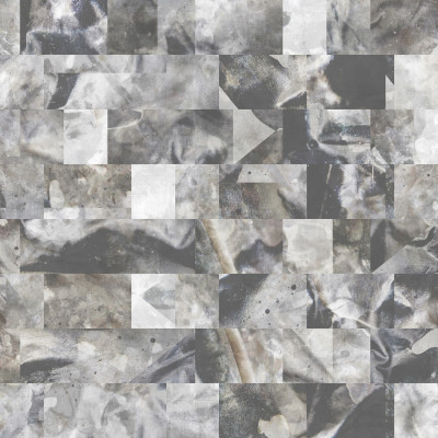 Tapet decorativ cu model abstract în tonuri neutre