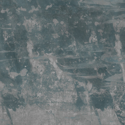 Tapet abstract albastru în living modern