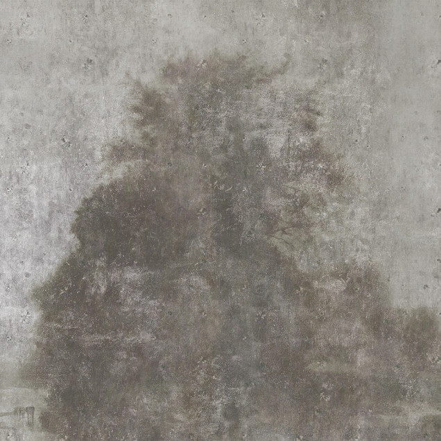 Tapet minimalist cu textură delicată, Forgotten Meadow, Fog, Dream Prints.