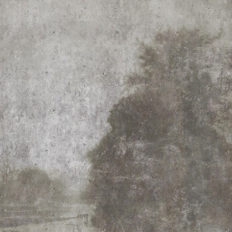 Fototapet Forgotten Meadow, Fog, Dream Prints