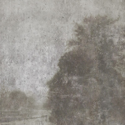 Tapet minimalist cu textură delicată, Forgotten Meadow, Fog, Dream Prints.