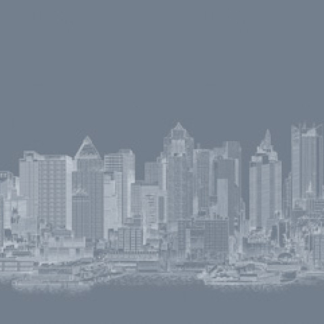 Wallpaper Manhattan Grey cu design urban modern in nuante de gri