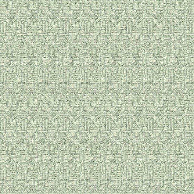 Tapet geometric verde