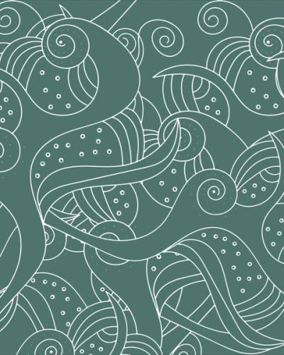 Twisted Game Green, Dream Prints