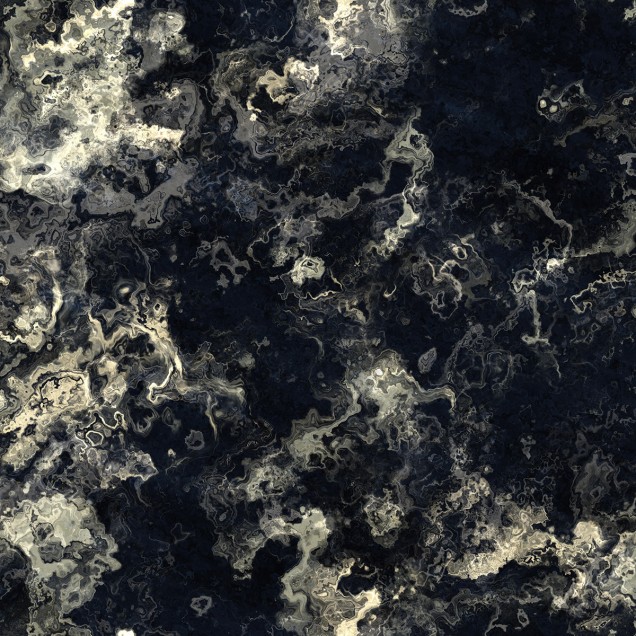 Tapet abstract cu design modern Blurred, Dream Prints cu nuanțe de gri și auriu