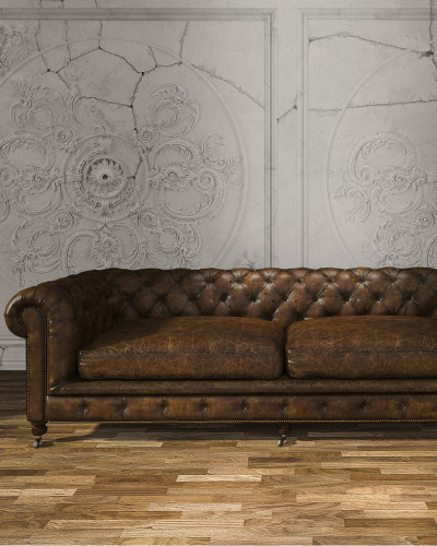 Tapet Spinners, Dream Prints cu design elegant și rafinat cu ornamente decorative pe un fundal alb