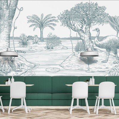 Tapet Madagascar cu design unic