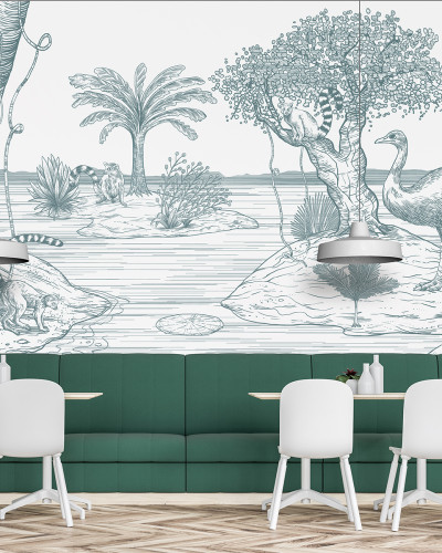 Tapet Madagascar cu design unic