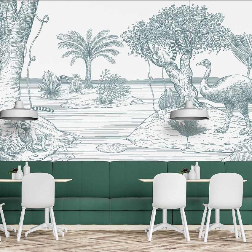 Tapet Madagascar cu design unic