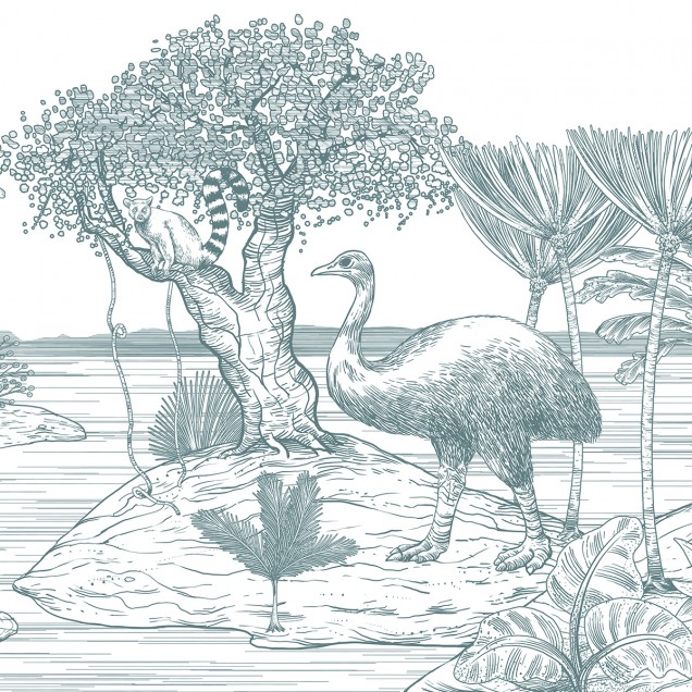 Tapet Madagascar cu design unic