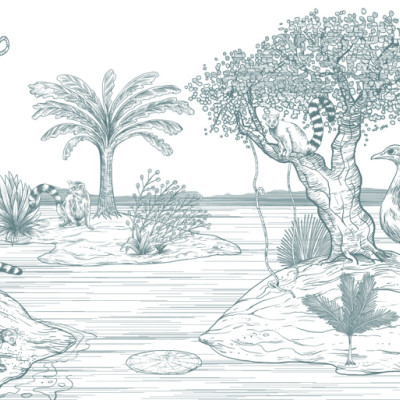 Tapet Madagascar cu design unic