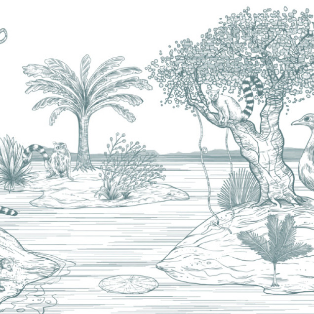 Tapet Madagascar cu design unic