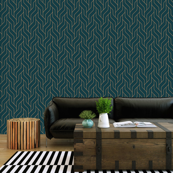 Stairway Navy, Dream Prints