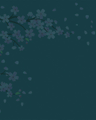 Sakura - Tapet cu design floral elegant