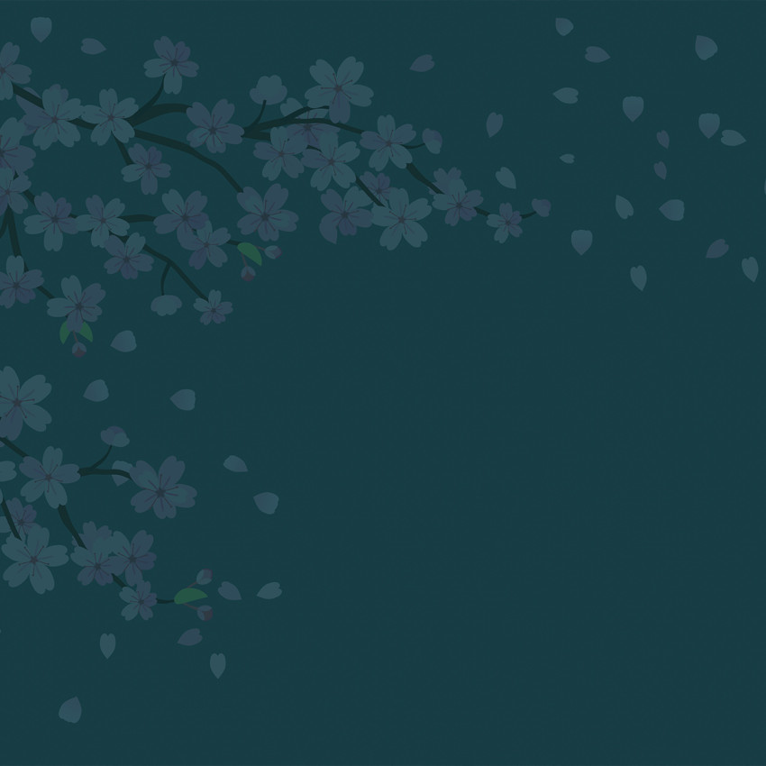 Sakura - Tapet cu design floral elegant