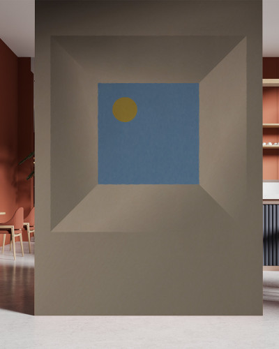 Tapet și Fototapet Dream Prints DPR-DP0313A. Conține culorile: Gri, Gri Pietricică, Albastru, Albastru Pastel, Galben, Galben Lămâie