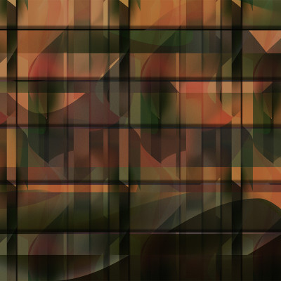 Tapet Remind 06 cu design geometric abstract, in culori calde si vibrante