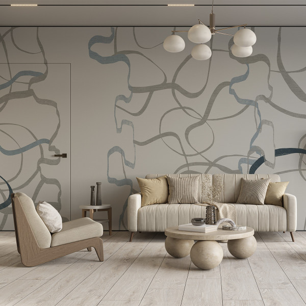 Meander Blue, Dream Prints