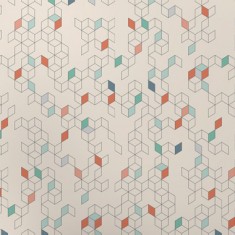 Tapet designer Keziah Day, Sand & Terracotta - Feathr
