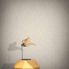 Tapet designer Keziah Night, Sand - Feathr