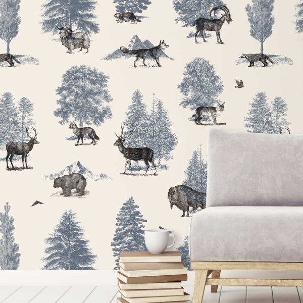 designer Where They Belong Winter, Blue - Feathr
