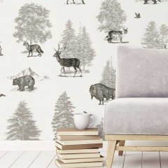 Tapet designer Where They Belong Winter, Vintage - Feathr