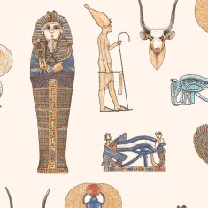 Tapet designer Tutankhamun, Original - Feathr