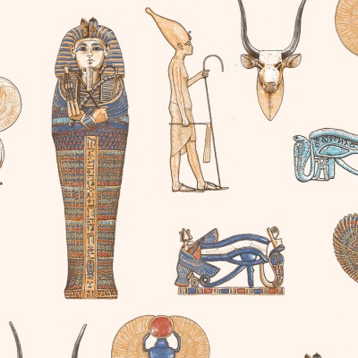 Tapet designer Tutankhamun, Original - Feathr, Tapet living 