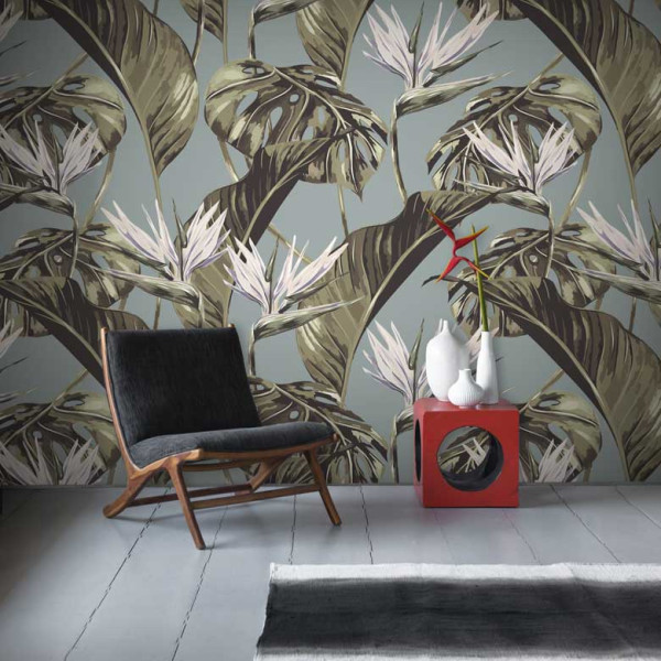 designer Bird of Paradise (Tropical Leaf), Duck Egg - Feathr