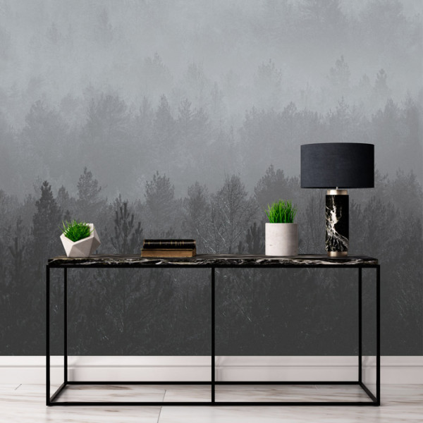 designer Nordic Dawn (Vintage Forest), Ice - Feathr