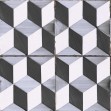 Tapet designer Lisbon (Portuguese Tile), Monochrome - Feathr