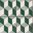Tapet designer Lisbon (Portuguese Tile), Forest - Feathr
