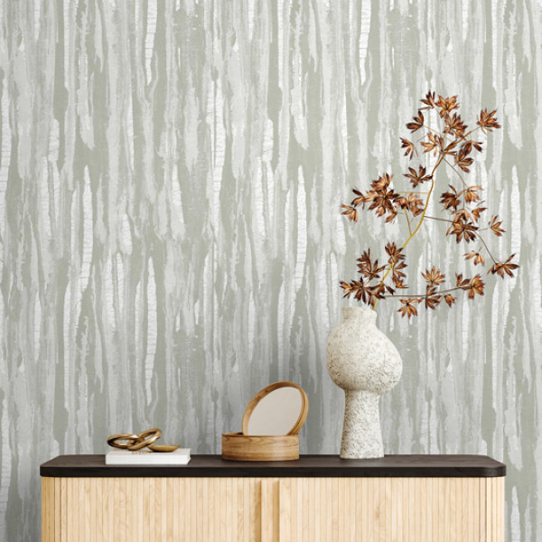 designer Snowfall in Spring, Sage - Feathr